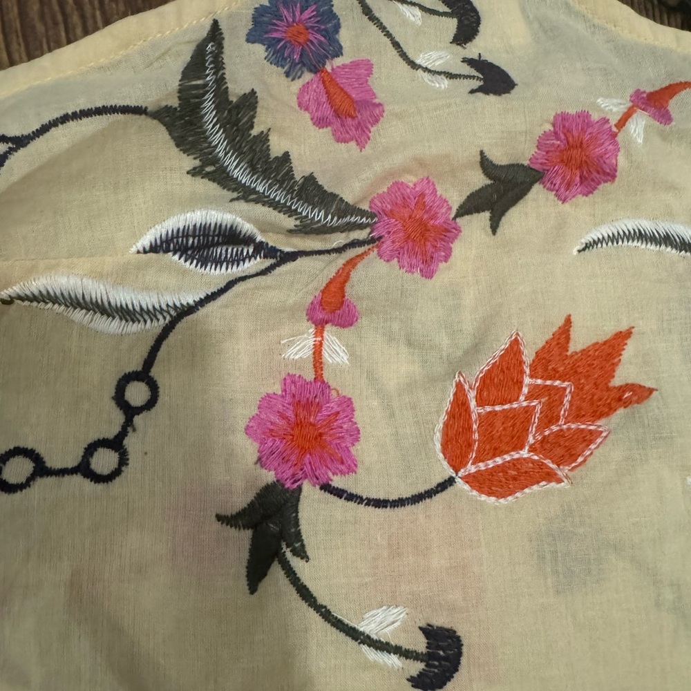 Embroidered Floral Two-Piece Set - Picture 2 of 3
